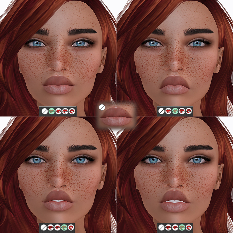 The HUD mouth options on Vista Animations bento head Lia