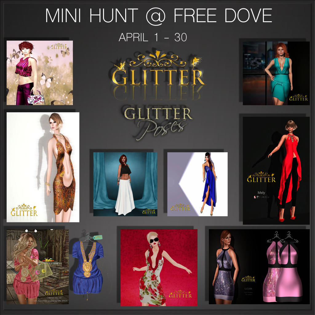 An image for a Free Dove hunt in Second Life.