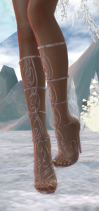 A second life avatar shows off her rose athena boots by Phedora